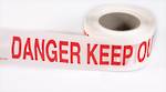 Safety Barrier Tape 'DANGER KEEP OUT'  75x250m