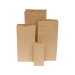 Paper Bag Block Bottom #3 185x100x390 Pkt 200